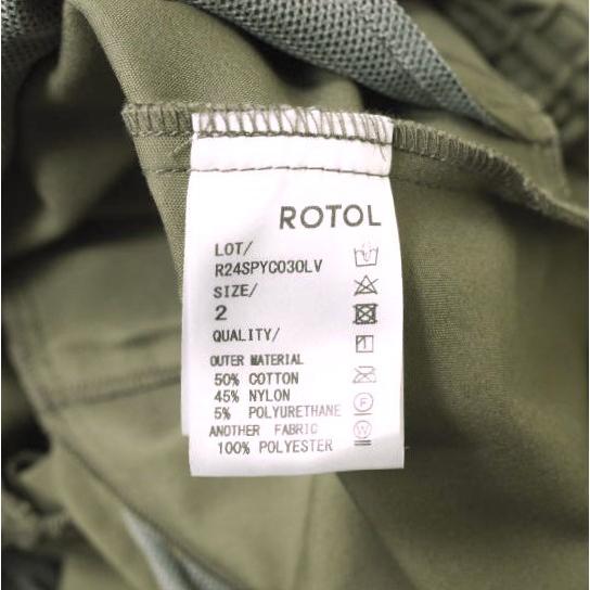 新品 ROTOL ロトル 24SS DIAMOND TECH TRACK PANTS ダイアモンドテックトラックパンツ R24SPYC03 2 OLIVE イージー ボトムス g21933 |  | 08