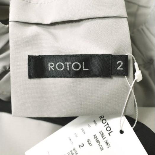 新品 ROTOL ロトル 24SS CIRCLE PANTS サークルパンツ R24SPYC08 2 GRAY ナイロン イージー トラックパンツ ボトムス g21934 |  | 08