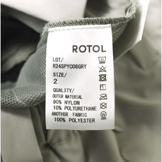新品 ROTOL ロトル 24SS CIRCLE PANTS サークルパンツ R24SPYC08 2 GRAY ナイロン イージー トラックパンツ ボトムス g21934 |  | 09