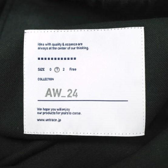 新品 UNTRACE アントレース 24AW 日本製 _128 VIYELLA TAPERED PANTS