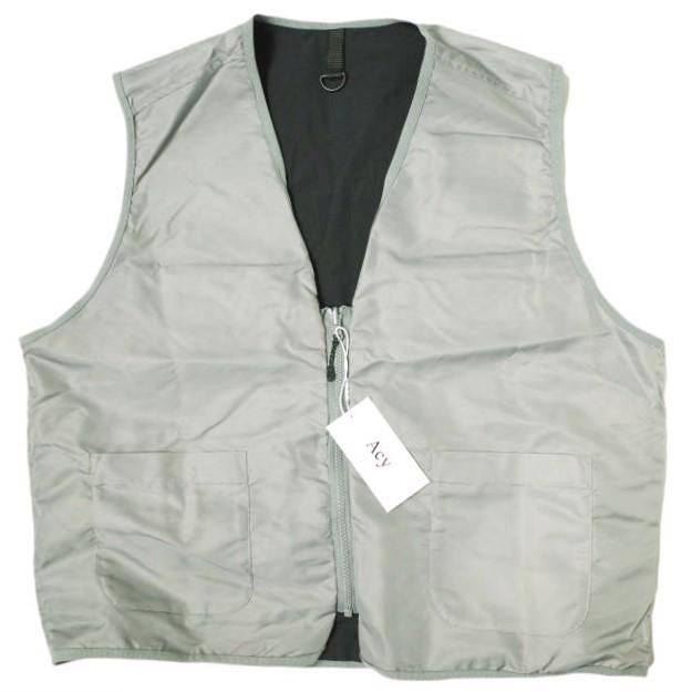 新品 Acy エイシー 24SS 2WAY UTILITY VEST リバーシブルユーティリティーベスト ACY-24SS-004 3(XL) Black ジレ MIN-NANO ミンナノ g21938 |  | 03