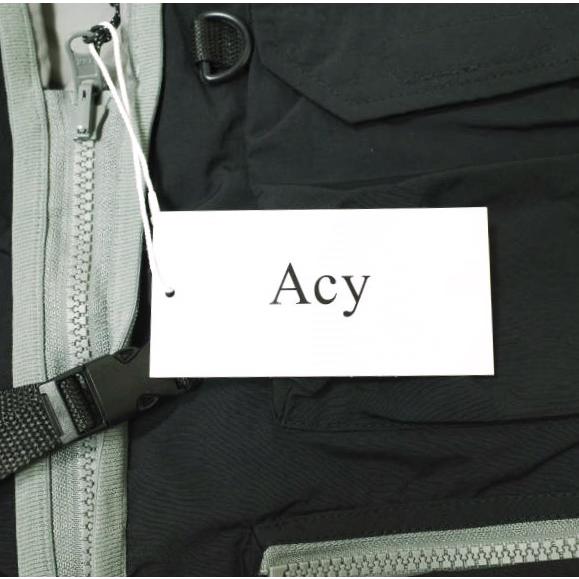 新品 Acy エイシー 24SS 2WAY UTILITY VEST リバーシブルユーティリティーベスト ACY-24SS-004 3(XL) Black ジレ MIN-NANO ミンナノ g21938 |  | 05