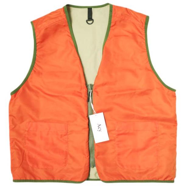 新品 Acy エイシー 24SS 2WAY UTILITY VEST リバーシブル