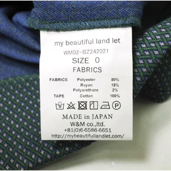 新品 my beautiful landlet マイビューティフルランドレット 24AW 日本