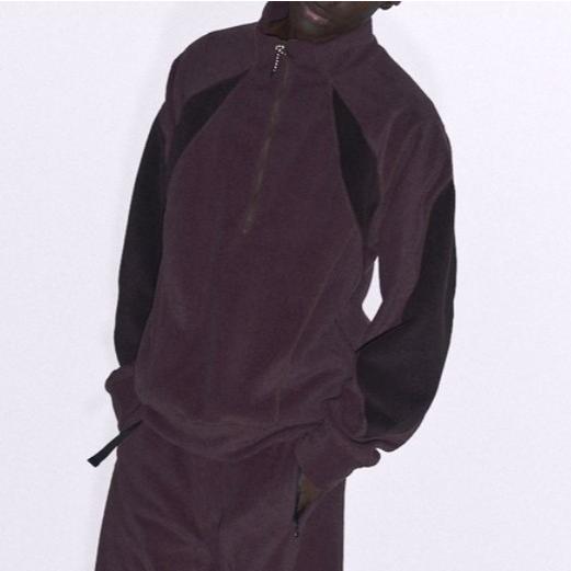新品 OL (OUTLIERS)  オーエル 24AW SWITCHING FLEECE HALF ZIP L/S スウィッチングフリースハーフジップ OL-CT10 2 BROWN JieDa ジエダ |  | 02