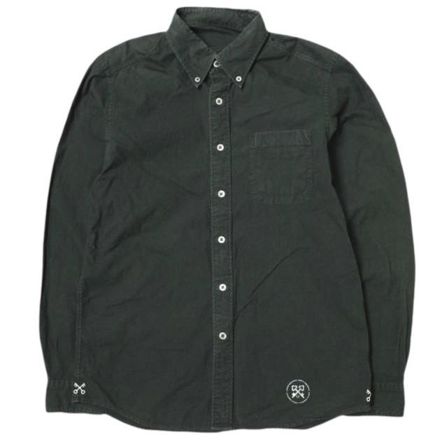 uniform experiment ユニフォームエクスペリメント 日本製 15SS NUMBERING B.D SHIRT ナンバリングBDシャツ UE-150061 1 BLACK 長袖 83 |  | 01