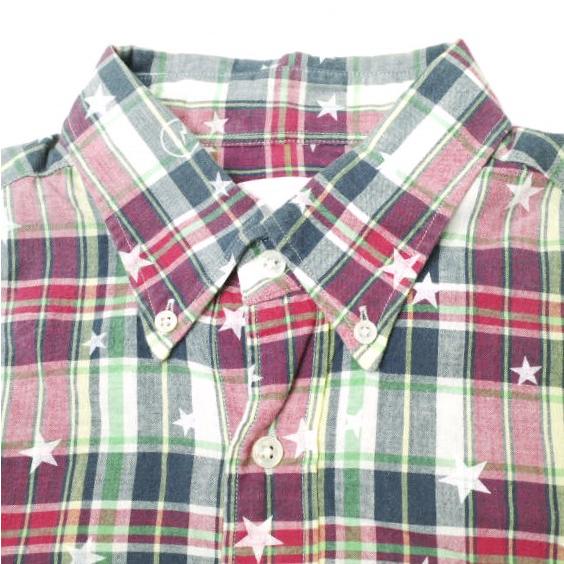 uniform experiment ユニフォームエクスペリメント STAR PLAID MIX S/S B.D SHIRT スター＆マドラスチェック半袖BDシャツ UE-100078 2 |  | 03