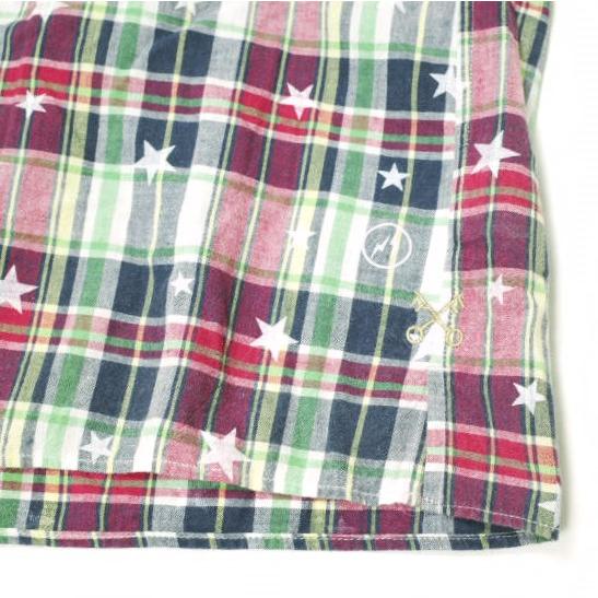 uniform experiment ユニフォームエクスペリメント STAR PLAID MIX S/S B.D SHIRT スター＆マドラスチェック半袖BDシャツ UE-100078 2 |  | 05