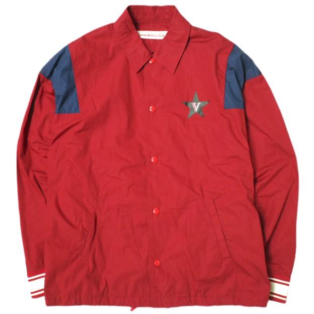 VOTE MAKE NEW CLOTHES x AMERICAN RAG CIE ボートメイクニュークローズ アメリカンラグシー コーチジャケット VT-0036ARC M RED ブルゾン | 