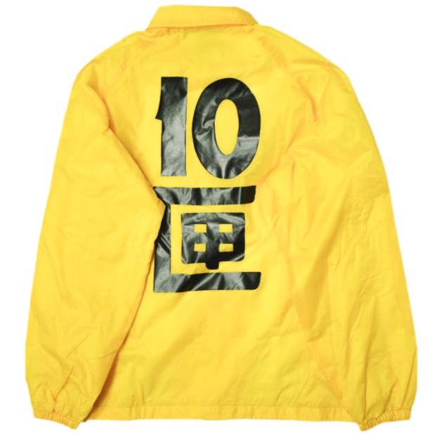 10匣 TENBOX テンボックス J TENBOX COACH JACKET ナイロン コーチジャケット M YELLOW アウター g21984 | 