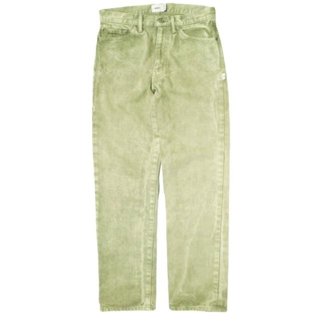 WTAPS ダブルタップス 21AW 日本製 BLUES BAGGY 01 / TROUSERS / COTTON. DENIM バギーデニムパンツ 212WVDT-PTM05 01(S) OLIVE DRAB | 