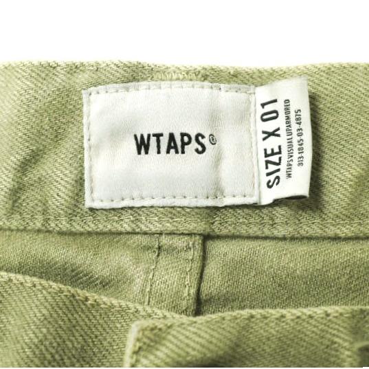 WTAPS ダブルタップス 21AW 日本製 BLUES BAGGY 01 / TROUSERS / COTTON. DENIM バギーデニムパンツ 212WVDT-PTM05 01(S) OLIVE DRAB |  | 02