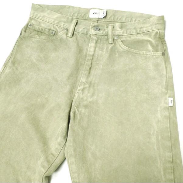 WTAPS ダブルタップス 21AW 日本製 BLUES BAGGY 01 / TROUSERS / COTTON. DENIM バギーデニムパンツ 212WVDT-PTM05 01(S) OLIVE DRAB |  | 03