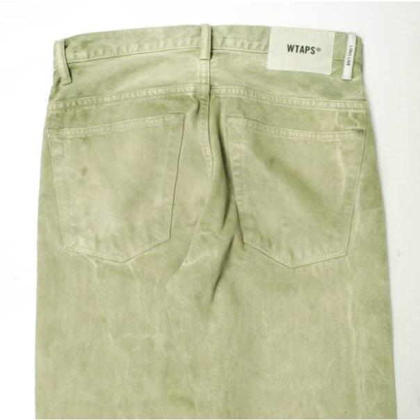 WTAPS ダブルタップス 21AW 日本製 BLUES BAGGY 01 / TROUSERS / COTTON. DENIM バギーデニムパンツ 212WVDT-PTM05 01(S) OLIVE DRAB |  | 05