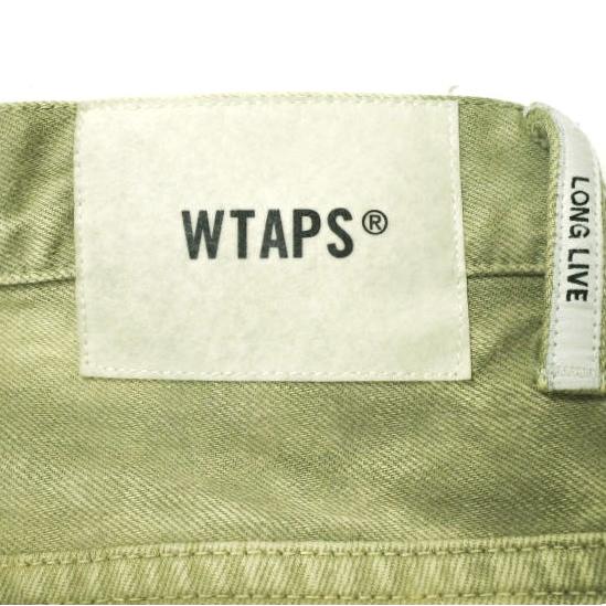 WTAPS ダブルタップス 21AW 日本製 BLUES BAGGY 01 / TROUSERS / COTTON. DENIM バギーデニムパンツ 212WVDT-PTM05 01(S) OLIVE DRAB |  | 06