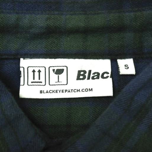 BLACK EYE PATCH ブラックアイパッチ 日本製 B EMBLEM FLANNEL SHIRTS エンブレム フランネルシャツ S ブラックウォッチ チェック g21989 |  | 02