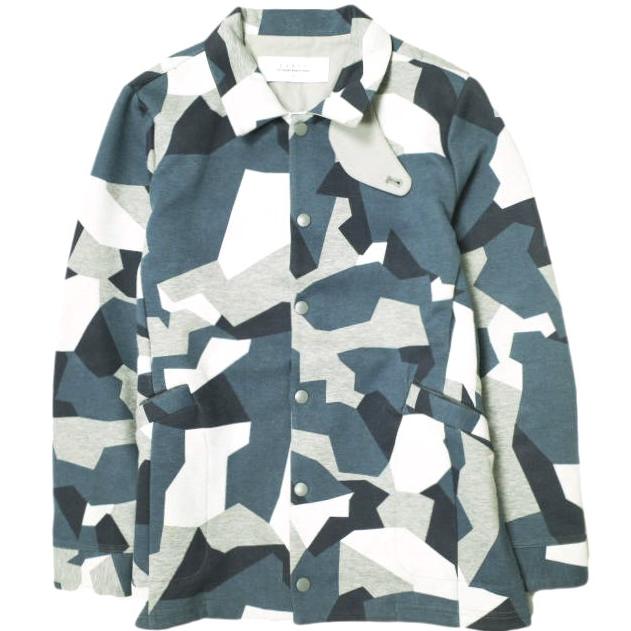 CURLY カーリー 日本製 CAMO DUAL GROUND JACKET カモフラージュコーチジャケット 1(S) GRAY CAMO アウター g21990 | 