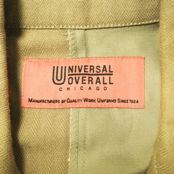 UNIVERSAL OVERALL x CEPO ユニバーサル オーバーオール セポ 別注 ショップコート U7335201CP M KHAKI T/Cツイル ヘリンボーン g21994 |  | 02