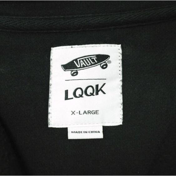 LQQK STUDIO x VANS VAULT ルックスタジオ ヴァンズ ボルト 別注 Quarter Zip Top ハーフジップスウェット XL BLACK トレーナー 裏起毛 |  | 03