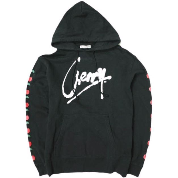 F-LAGSTUF-F FLAGSTUFF フラグスタッフ CHERRY HOODIE スウェットプルオーバーパーカー 2016AW-FS-27 M BLACK 裏毛 トップス g21997 | 