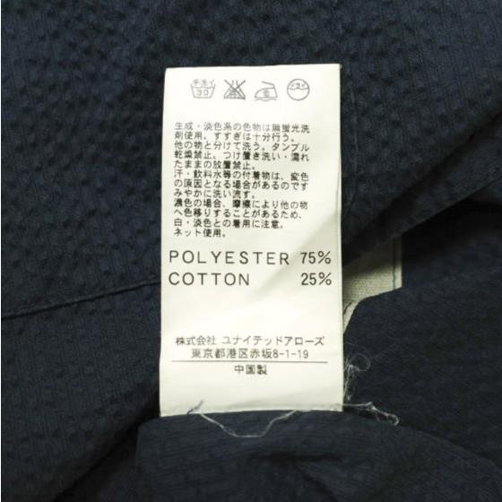 Steven Alan スティーブンアラン シアサッカーシャツコート S/SUCKER RV/SM SHT CT 8125-174-7241 L NAVY トップス g22001 |  | 06
