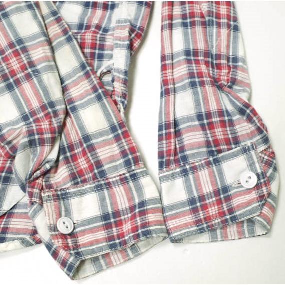 Engineered Garments エンジニアードガーメンツ アメリカ製 Work Shirt - Madras Plaid マドラスチェックワークシャツ XS Red 長袖 g22006 |  | 04