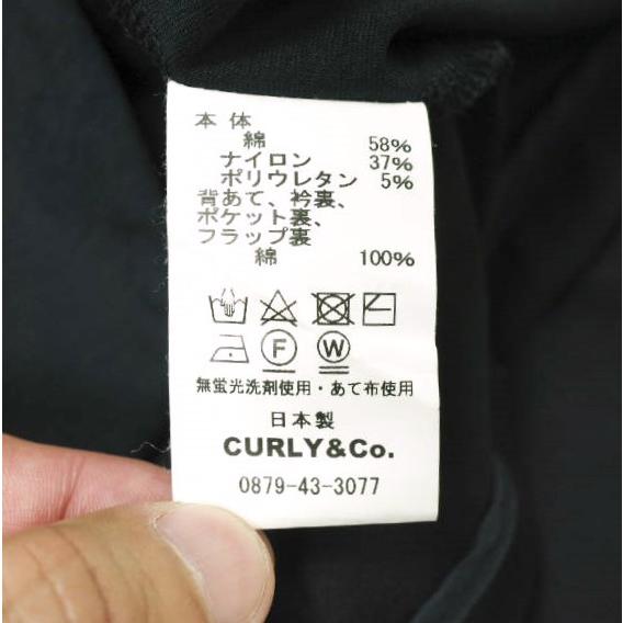 CURLY カーリー 日本製 BLEECKER JACKET コンプレッションジャージー 3Bテーラードジャケット 1(S) NAVY アウター g22019 |  | 06