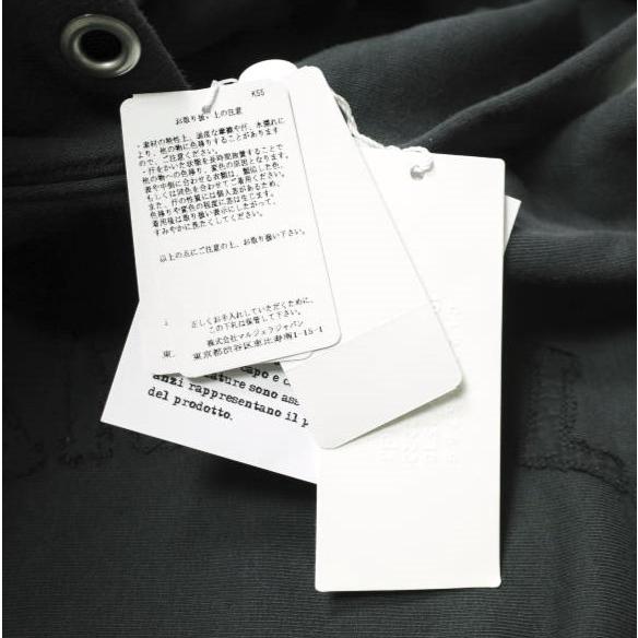新品 Maison Margiela 1 10 メゾンマルジェラ 23SS LOGO COTTON FLEECE HOODIE ロゴ刺繍 プルオーバーパーカー S51GU0124 S 定価154,000円 |  | 03