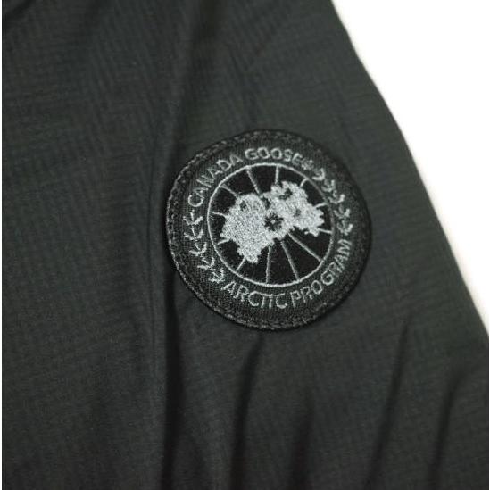 カナダグース ダウンジャケット ロッジ 刺繍ワッペン ブラックレーベル タグ付き CANADA GOOSE カナダグース別注 ブラックレーベルL