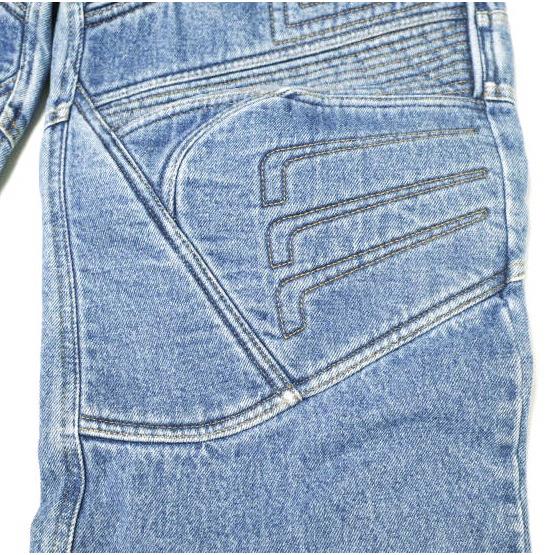 新品 Acne Studios アクネストゥディオズ 24SS DENIM BIKER TROUSERS バイカーデニムパンツ FN-MN-TROU000973 44 MID BLUE 定価183,700円 |  | 06