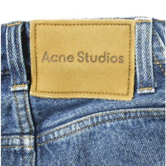 新品 Acne Studios アクネストゥディオズ 24SS DENIM BIKER TROUSERS バイカーデニムパンツ FN-MN-TROU000973 44 MID BLUE 定価183,700円 |  | 08
