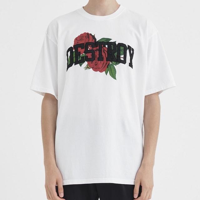 新品 UNDERCOVER アンダーカバー 23AW 日本製 S/S DESTROY ROSE TEE デストロイローズTシャツ UC2C3802 3 WHITE 半袖 薔薇 定価22,000円 |  | 02