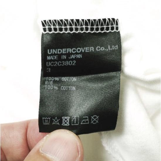 新品 UNDERCOVER アンダーカバー 23AW 日本製 S/S DESTROY ROSE TEE デストロイローズTシャツ UC2C3802 3 WHITE 半袖 薔薇 定価22,000円 |  | 07