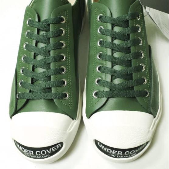新品 UNDERCOVER アンダーカバー 24AW TOE LOGO LEATHER SNEAKERS