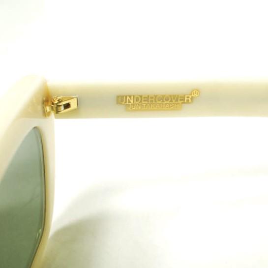 新品 UNDERCOVER アンダーカバー 23AW 日本製 スクエアフレーム サングラス UC1C4E01 IVORY/DARK GREEN 定価60,500円 眼鏡 メガネ g22075 |  | 07