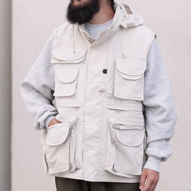 新品 DAIWA PIER39 ダイワ ピア39 23AW TECH 2WAY PERFECT FISHING JACKET 2WAYフィッシングジャケット BJ-25023W L ECRU 定価71,500円 |  | 03