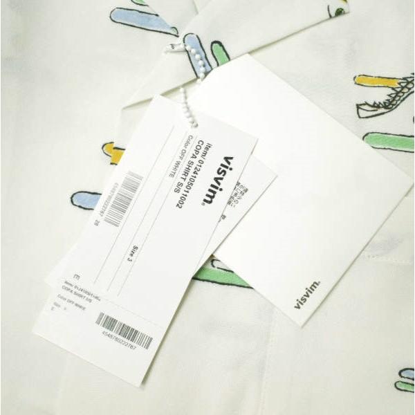 新品 visvim ビズビム 24SS COPA SHIRT S/S レーヨンオープンカラーシャツ 0124105011002 3 Off White 半袖 アロハシャツ 定価71,500円 |  | 03