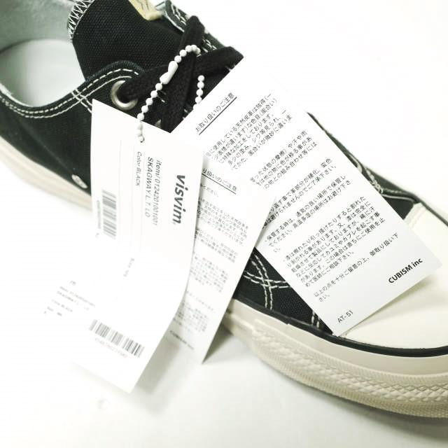 新品 visvim ビズビム 24AW SKAGWAY L.T. LO スカグウェイ 0124201001001 M8(26cm) BLACK ヴィズヴィム 定価91,300円 スニーカー g22097 |  | 07