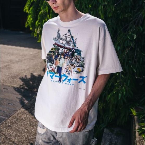 SAINT MICHAEL セントマイケル サマーウォーズ Tシャツ XXL SAINT MICHAEL セント マイケル ×サマーウォーズ 24AW SG_SS TEE