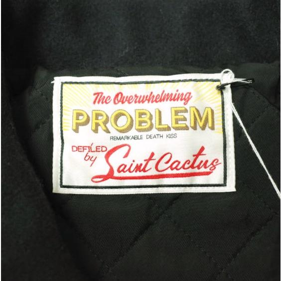新品 SAINT MICHAEL x Cactus Plant Flea Market セントマイケル カクタス 24AW CP_VARSITY JKT / LMA スタジャン SM-YS1-0000-C08 L BLACK |  | 06