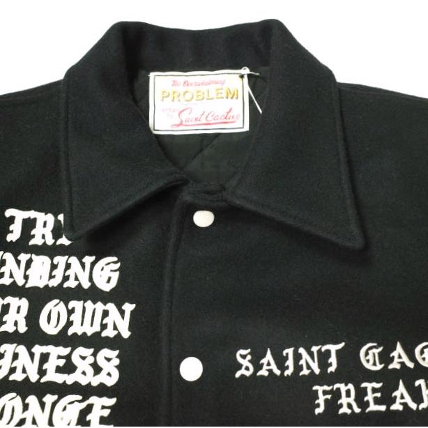 新品 SAINT MICHAEL x Cactus Plant Flea Market セントマイケル カクタス 24AW CP_VARSITY JKT / LMA スタジャン SM-YS1-0000-C08 M BLACK |  | 03