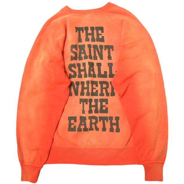 【nnn】SAINT MICHAEL　セントマイケル　スウェットトレーナー SAINT MICHAEL セントマイケル 24AW MX CREW SWT ロゴプリント