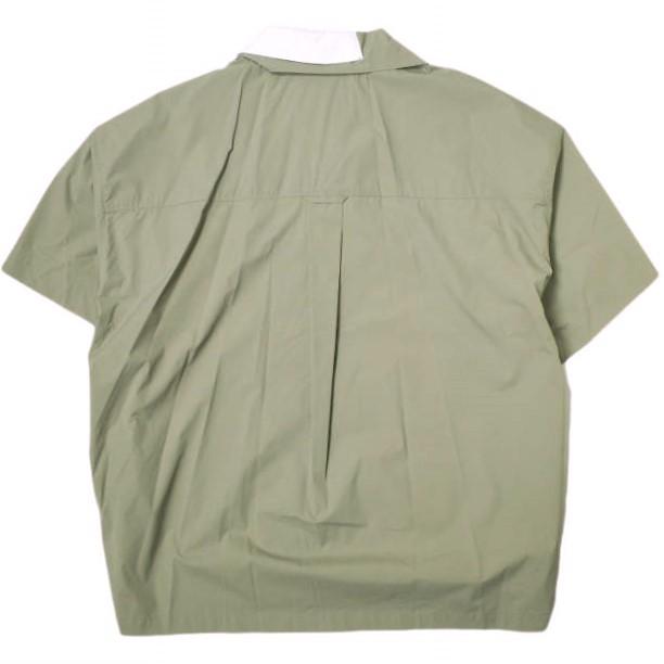 新品 kolor カラー 24SS 日本製 二重襟 ドッキングオープンカラー