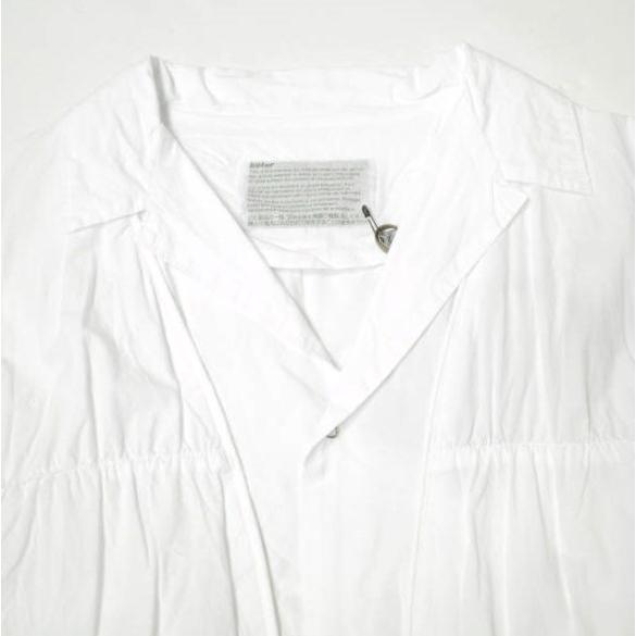 新品 kolor カラー 24SS 日本製 ギャザーオープンカラーシャツ 24SCM-B05112 3 WHITE 定価75,900円 オーバーサイズ タイプライター 開襟 |  | 05