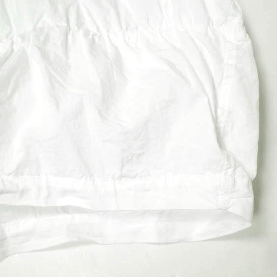 新品 kolor カラー 24SS 日本製 ギャザーオープンカラーシャツ 24SCM-B05112 2 WHITE 定価75,900円 オーバーサイズ タイプライター 開襟 新品 kolor カラー 24SS 日本製 ギャザーオープンカラーシャツ 24SCM