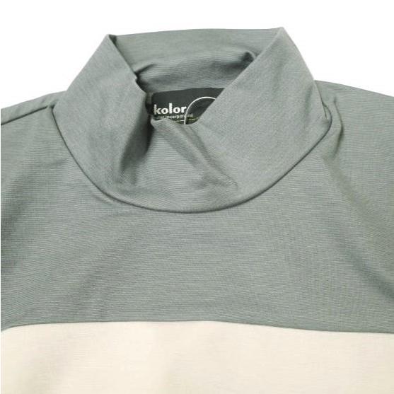 新品 kolor カラー 24SS 日本製 ライトポンチハイネックカットソー 24SCM-T03202 2 BEIGE 半袖 モックネック Tシャツ 定価38,500円 g22137 |  | 03