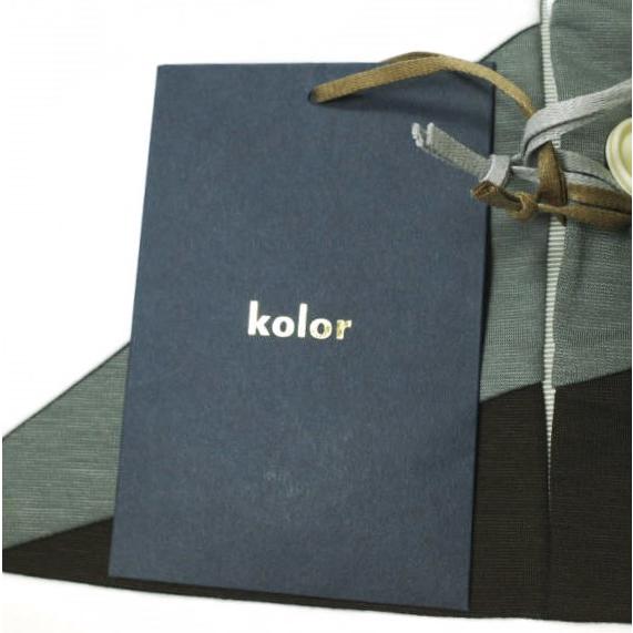 新品 kolor カラー 24SS 日本製 ライトポンチポロシャツ 24SCM-T04202