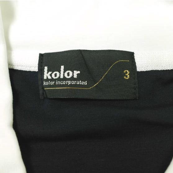 新品 kolor カラー 24SS 日本製 ライトポンチポロシャツ 24SCM-T04202
