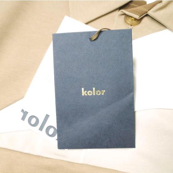新品 kolor カラー 24SS 日本製 ライトポンチポロシャツ 24SCM-T04202 3 BEIGE 半袖 POLO SHIRTS 定価48,400円 トップス g22139 |  | 02