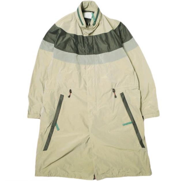 【新品未使用】kolor 23aw コート サイズ1 新品 kolor カラー 24SS 日本製 ナイロンスタンドカラーコート 24SCM